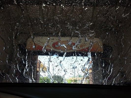 Fun times inside the car wash ;)