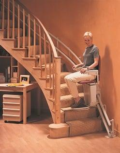 We can fit any stair case and home with a stairlift.