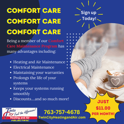 Comfort Care Maintenance Plan