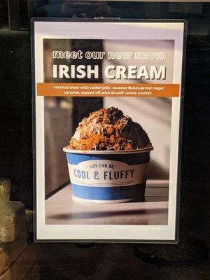 New Snow Ice - Irish Cream