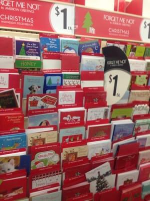 Christmas cards one dollar