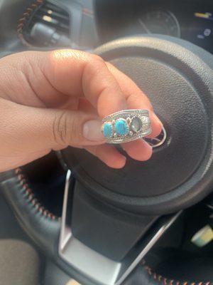 Poorly made ring for the price.