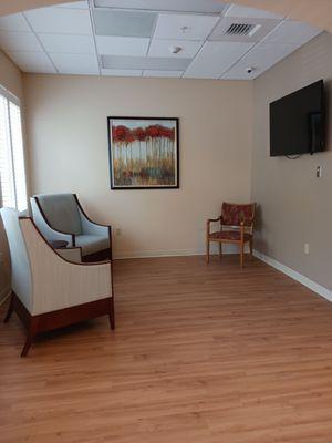 Patient lounge on second floor