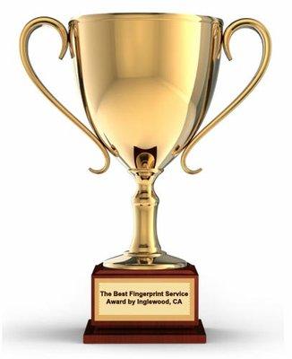 The Best Fingerprinter Award by City of Inglewood in 2019