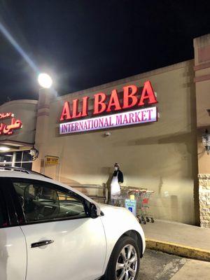 Ali Baba has carts for your shopping convenience