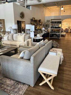 The Shop is a large space with furniture, accessories and lighting