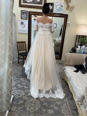 Wedding dress alterations