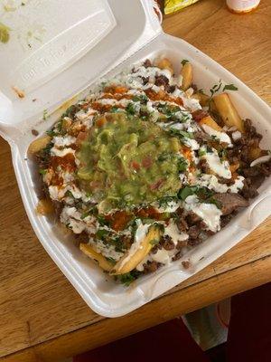 Little taqueria inside maze budgets. Best carne asada fries in town ! You won't be disappointed.