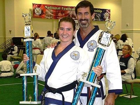 Brittany Lockhart (National Champion) with Master Lockhart