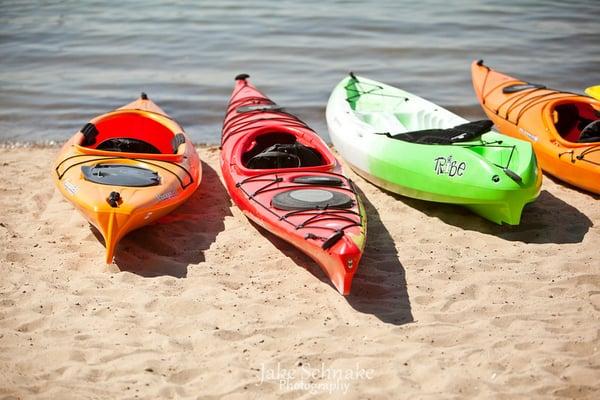 Kayaks and paddle accessories