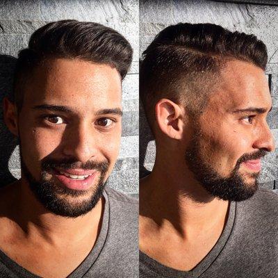 Senior stylist/barber Hellen's fine work has this guest feeling, looking, and performing his absolute best!