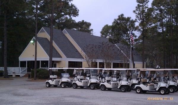 View of the clubhouse