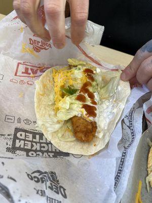 Ranch Crispy Chicken Taco