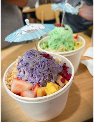 Saigon Snow Ube flavored shave ice