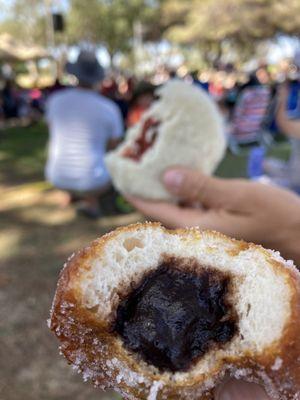 Chocolate filled malasada