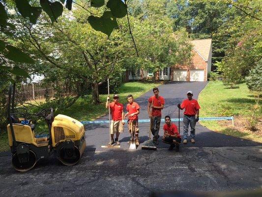 Our crew is trained with over hundreds of driveways installed under our belt and I work side by side with them on every single job.