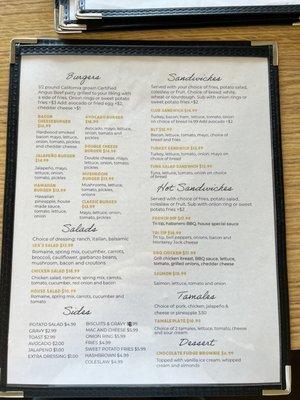 the new and expanded menu - page 2!