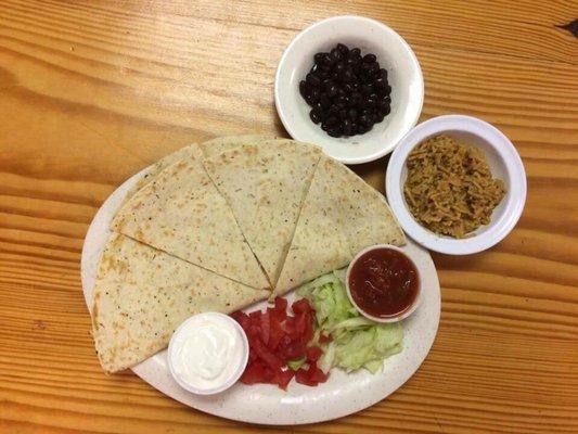 Chicken quesadillas