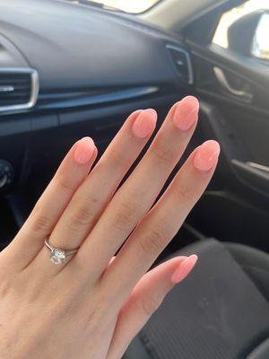 Dip nails with extensions