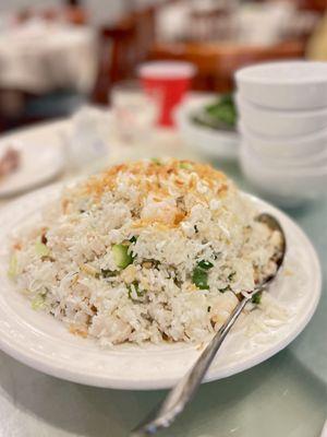 Dried Fish w/ Chinese Broccoli Fried Rice