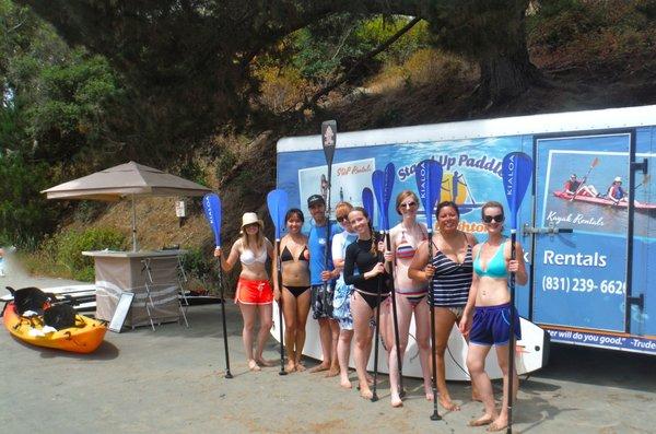 Special SUP bachelorette party at New Brighton for a memorable experience;-)