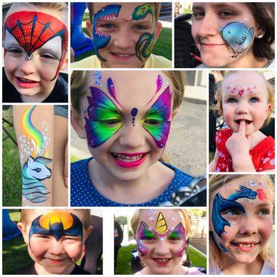 Face painting for kids parties and corporate events in Salt Lake City Utah and surrounding areas. www.facepaintingdreams.com