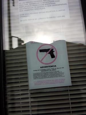 Noo guns allowed!!