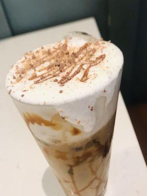 Honey caramel crunch iced coffee - too sweet - couldn't drink it.