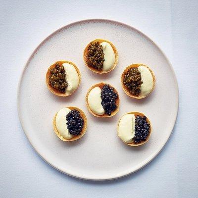 Caviar tart