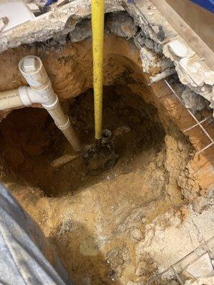 Our plumber has 20+ years experience. Slab leaks are his favorite.