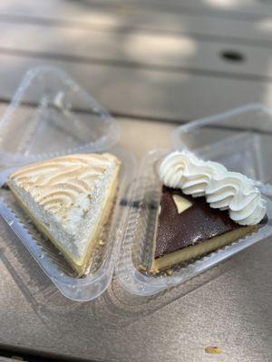 Key lime meringue and chocolate key lime