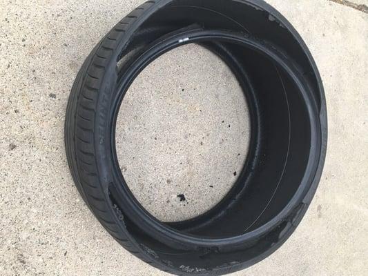 20 day old "new" tire?