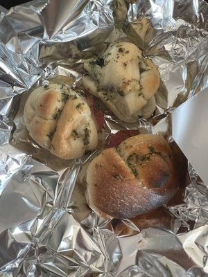 Stuffed Garlic Knots