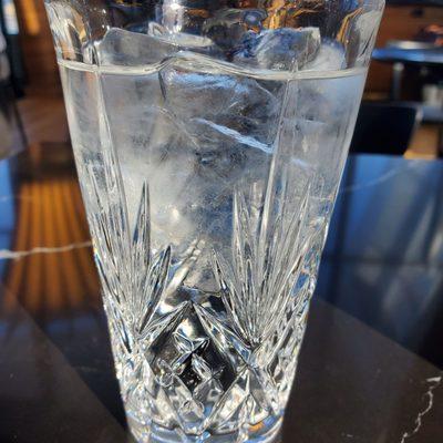 Perfectly chilled water