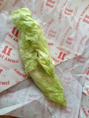 Jimmy John's Turkey Lettuce Wrap