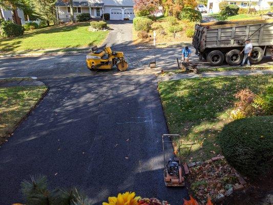 Driveway resurfacing project nearing completion fall of 2019 KELLEY PAVING