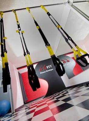 TRX classes are available at delaFIT