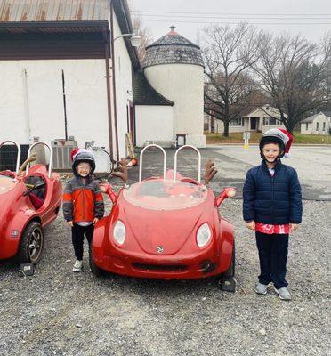 Santa scooter time!