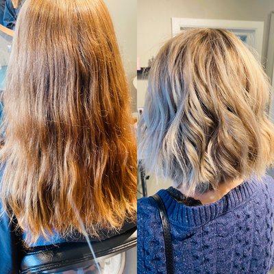 Shorter transformation! Hair by Madora