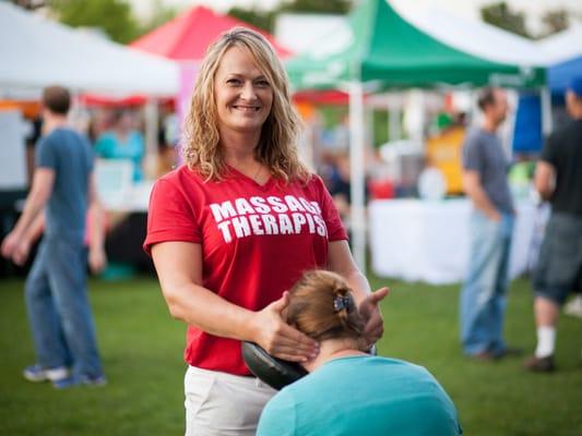 Massaging this summer at Lake George, super fun!  I love to see my fans!