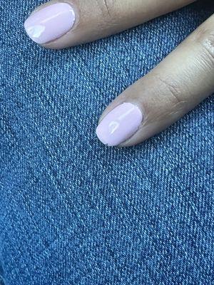 Chipped nail polish