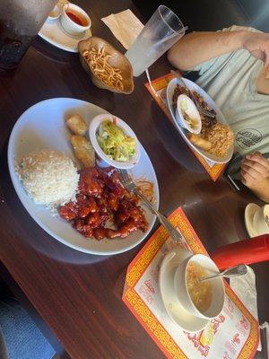 12. Orange Chicken Lunch