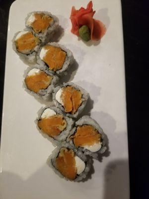 Sweet potato roll with cream cheese