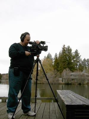 Documentary shoot in the field, 2013