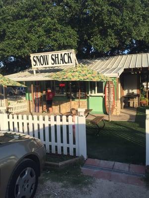 Cute snow cone stand