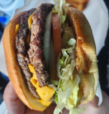 Killer double cheeseburger! Taste exactly like a double double from in n out.