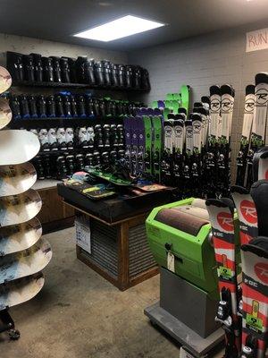 SnowBoard and Ski Renals Leroy's also offers Waxing hot or cold and edge tuning.