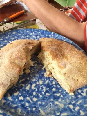 vegan calzone