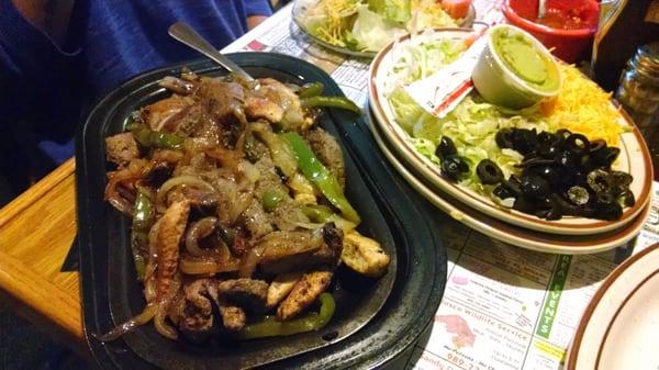 Steak and Chicken Fajita