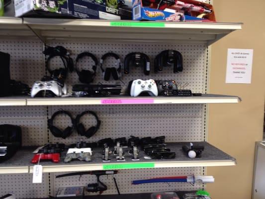 Wide selection of video games & accessories